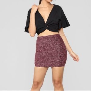 Fashion Nova party girl skirt high waisted
